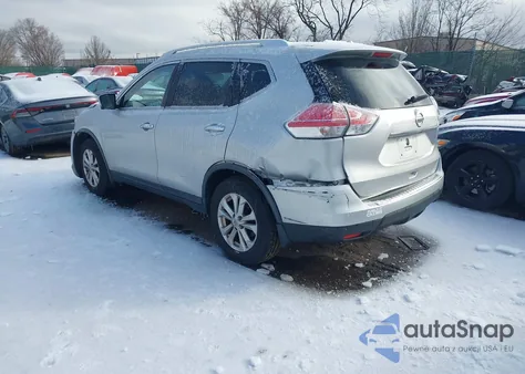 2015 Nissan Rogue Sv из США, поврежденный, VIN KNMAT2MV7FP549577